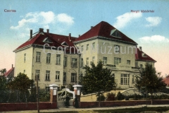 Margit közkórház 1930 körüli színezett képeslapon. (CsM Lsz.n.)